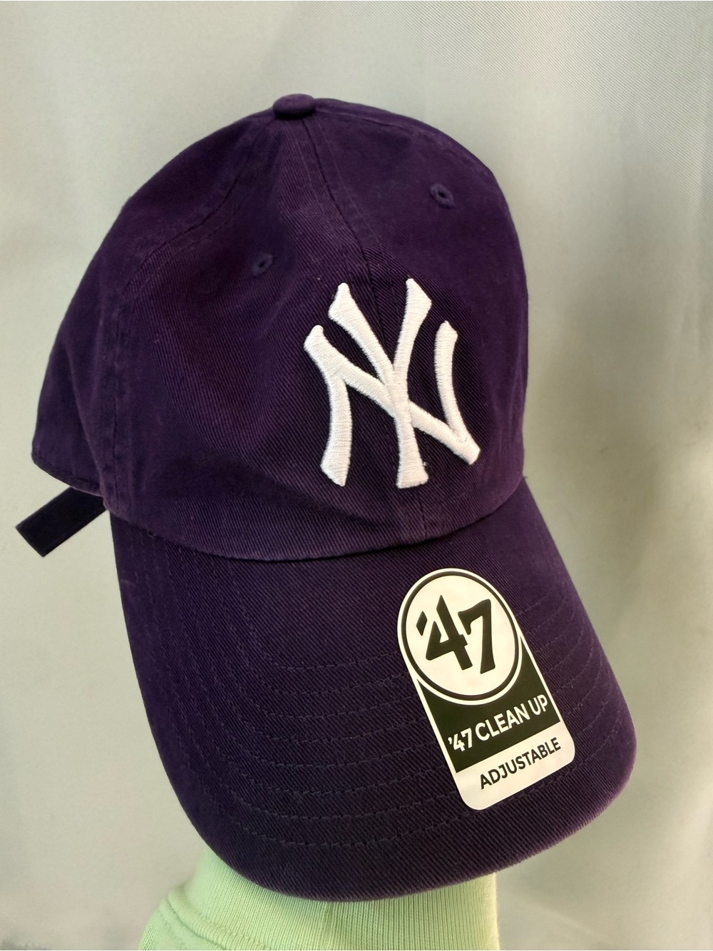 '47 Purple New York Yankees Adjustable Cap with White NY Logo